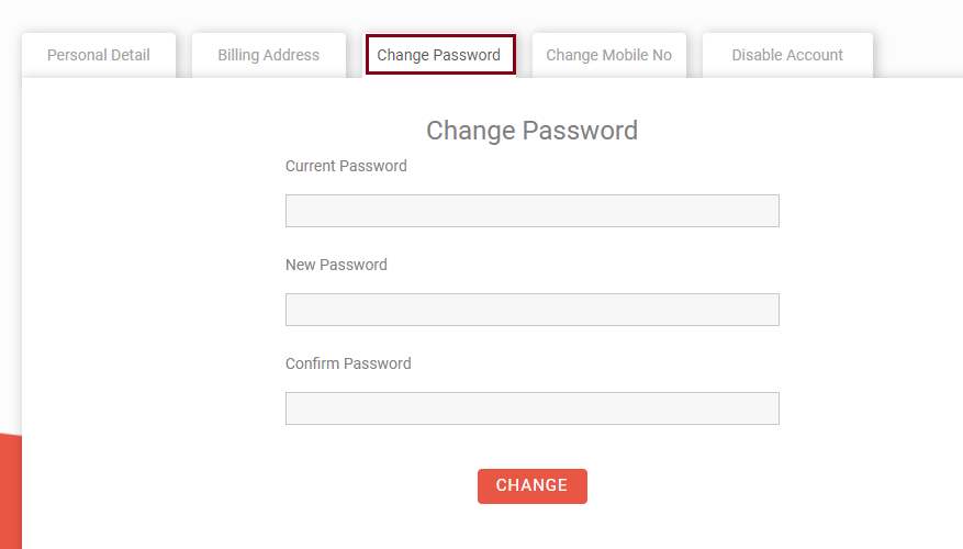change password Fast2SMS