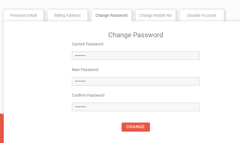 change password in Fast2SMS