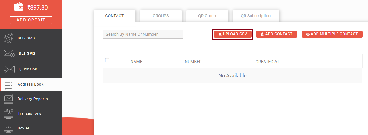 How to upload a CSV file?