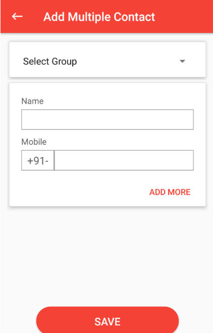 Add multiple contacts in address book
