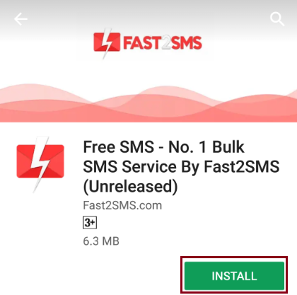 How to download Fast2SMS app?