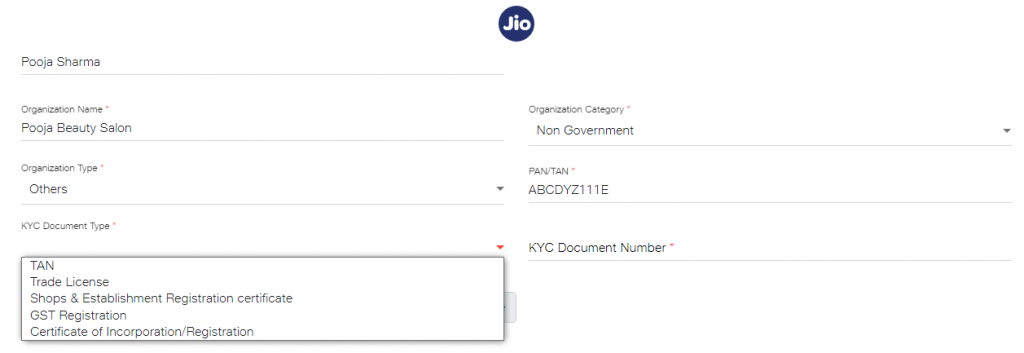 Document type DLT registration