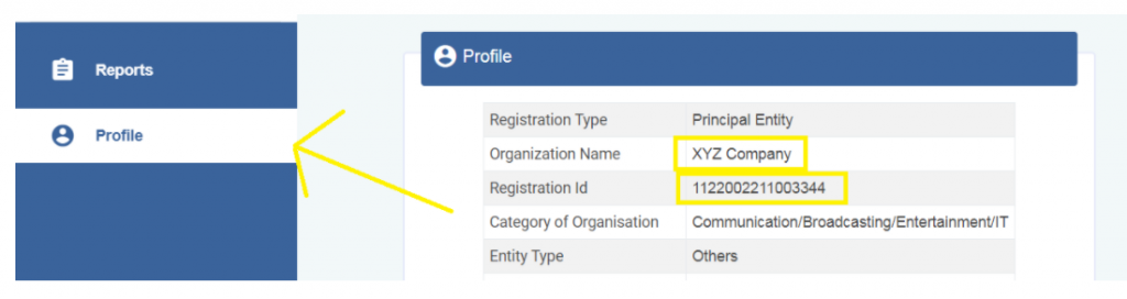 Videocon Entity details