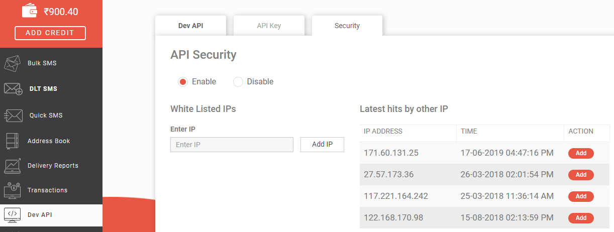 Dev API Security