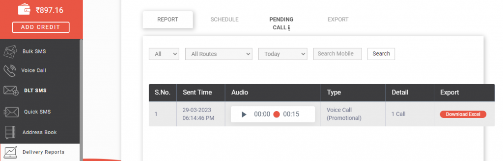 How to Send Bulk Voice Call