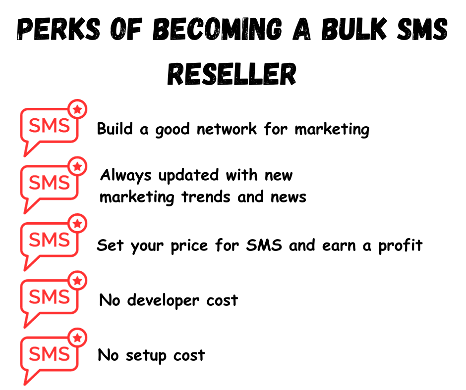 Perks of Becoming a Bulk SMS reseller