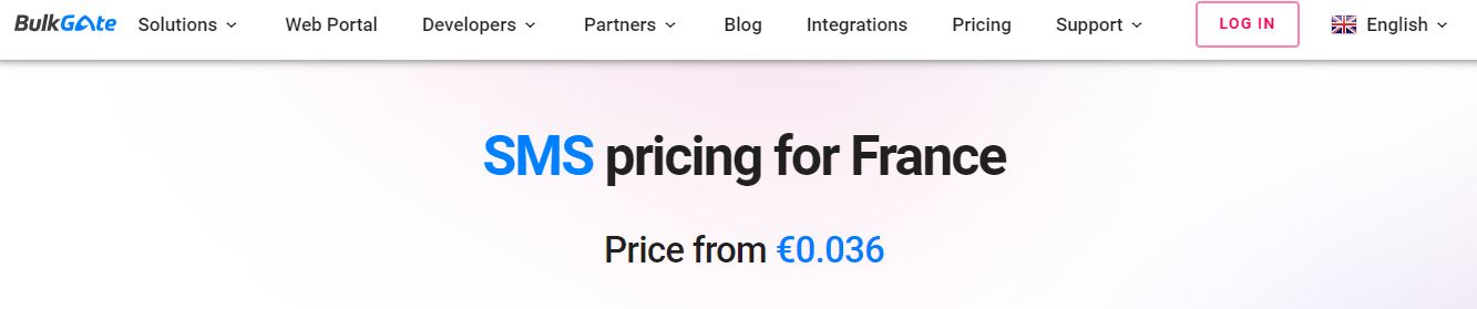 Bulk Gate bulk SMS provider IN France