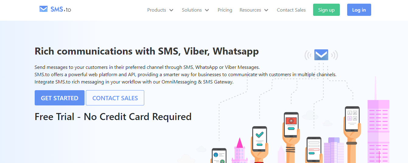 SMS.to bulk SMS service provider Germany