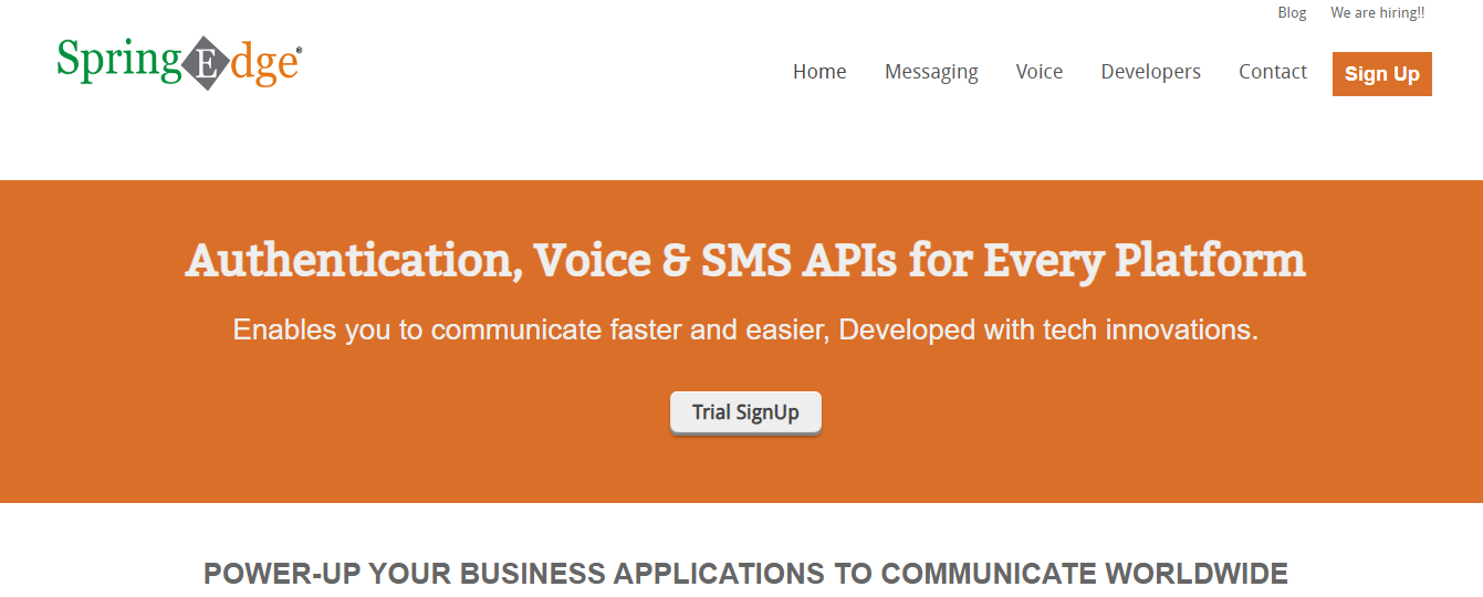 Spring Edge bulk SMS service provider in Germany