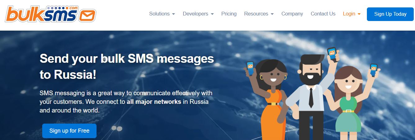 bulkSMS.com Russia
