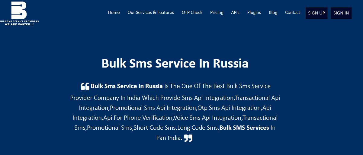 bulksmsservice provider.com Russia