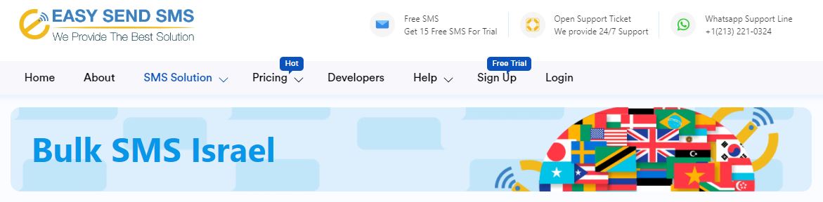 Easy Send SMS bulk SMS service provider Israel