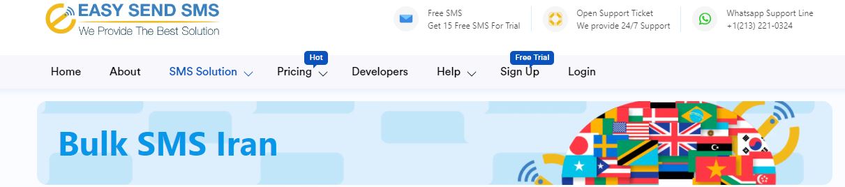 EasySendSMS bulk SMS service provider in Iran