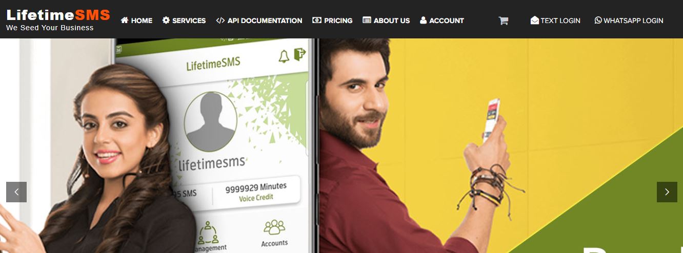 LifetimeSMS bulk SMS services provider in Pakistan