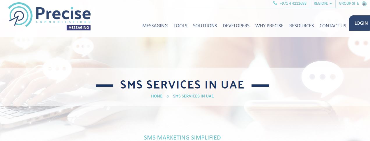 Precise communication bulk SMS service provider in UAE