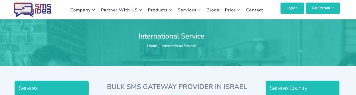 SMS IDEA Bulk SMS service provider Israel