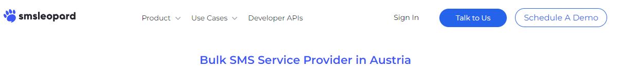 SMS leopard bulk SMS service provider in Austria