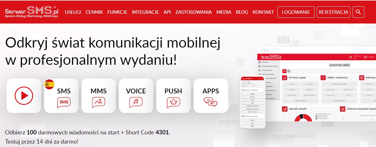 SerwerSMS.pl bulk SMS service provider in Poland