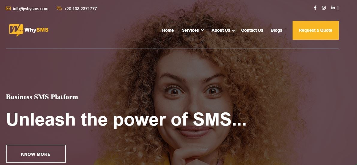 WHY SMS bulk SMS service provider in Egypt