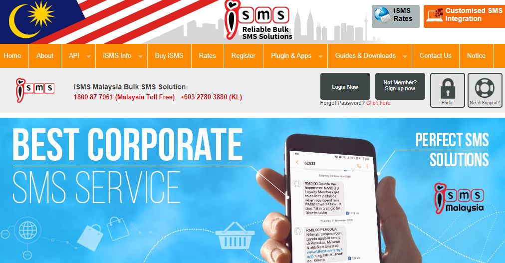 iSMS bulk SMS service provider Malaysia