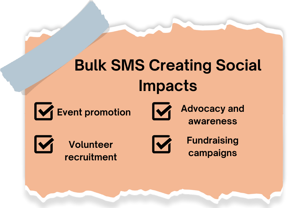Bulk SMS Creating Social Impacts