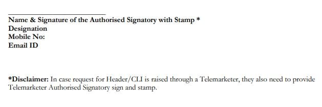 details of the authorized for CLI