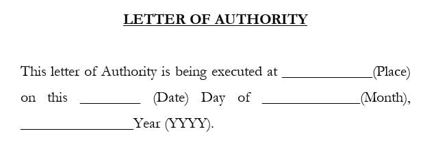 section 1 of Airtel LOA