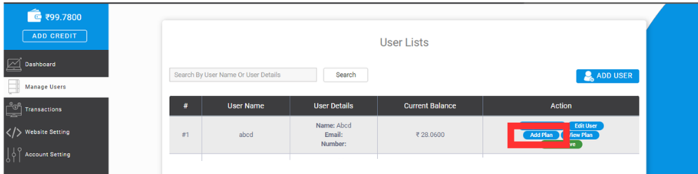 Assigning SMS credits (1)