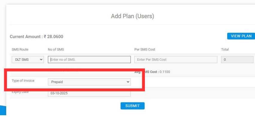 Assigning SMS credits (5)