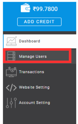 Assigning SMS credits
