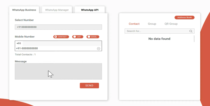 Message sending process