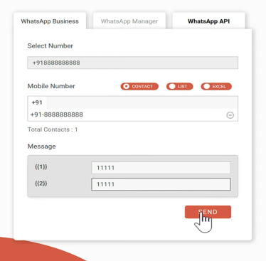 Enter variable values