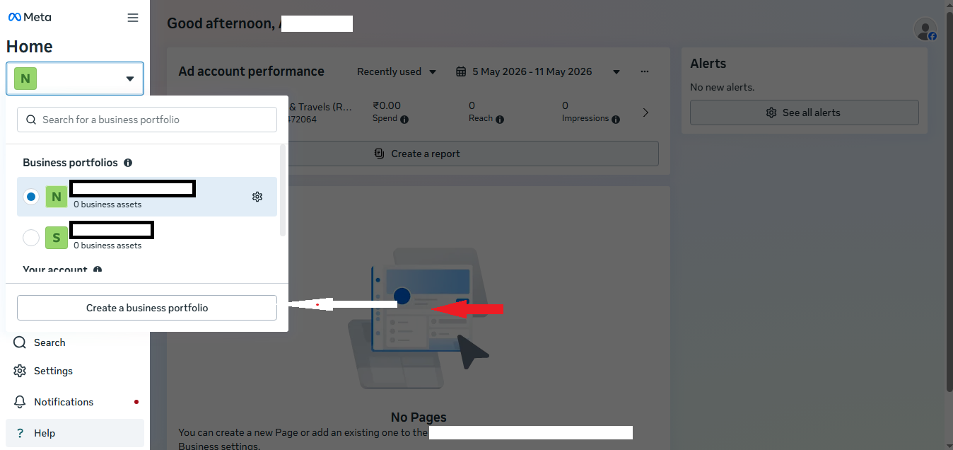 Create a Business Portfolio