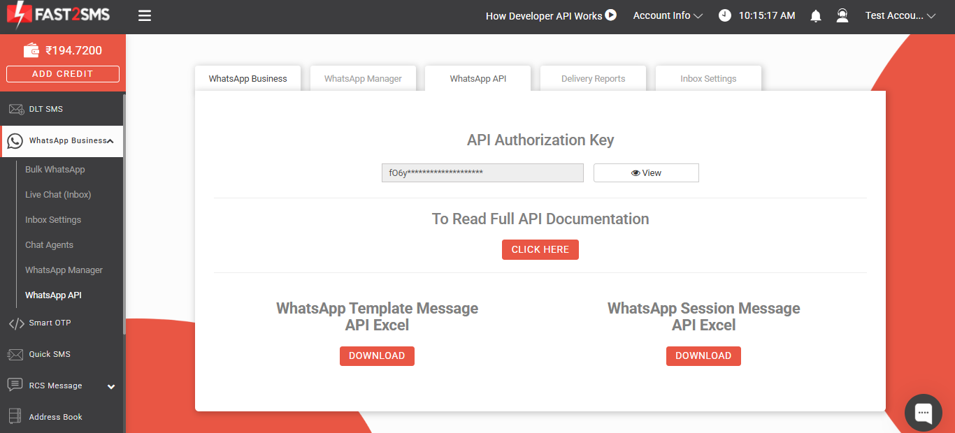 WhatsApp API