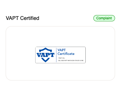 Vapt certified fast2sms