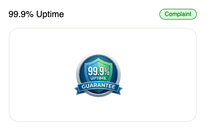 99.9% uptime fast2sms